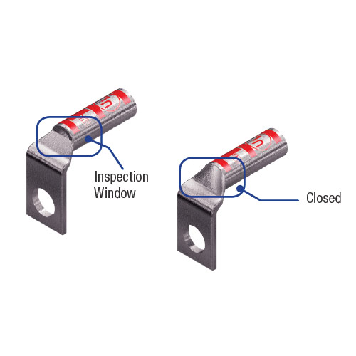 90° One-Hole Compression Lugs