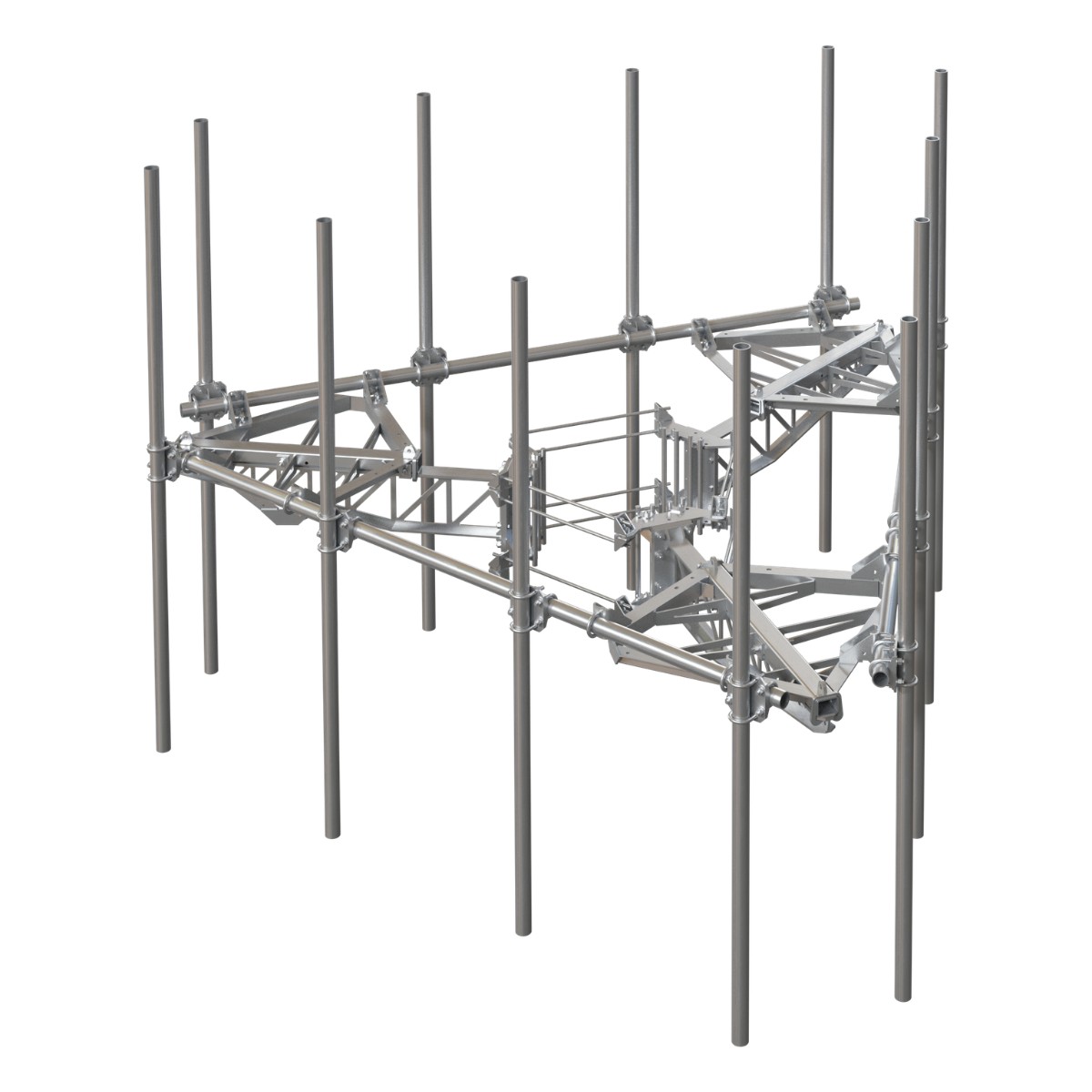 Fortress FlexMax™ Tri-Platform Mounts (No Grating)