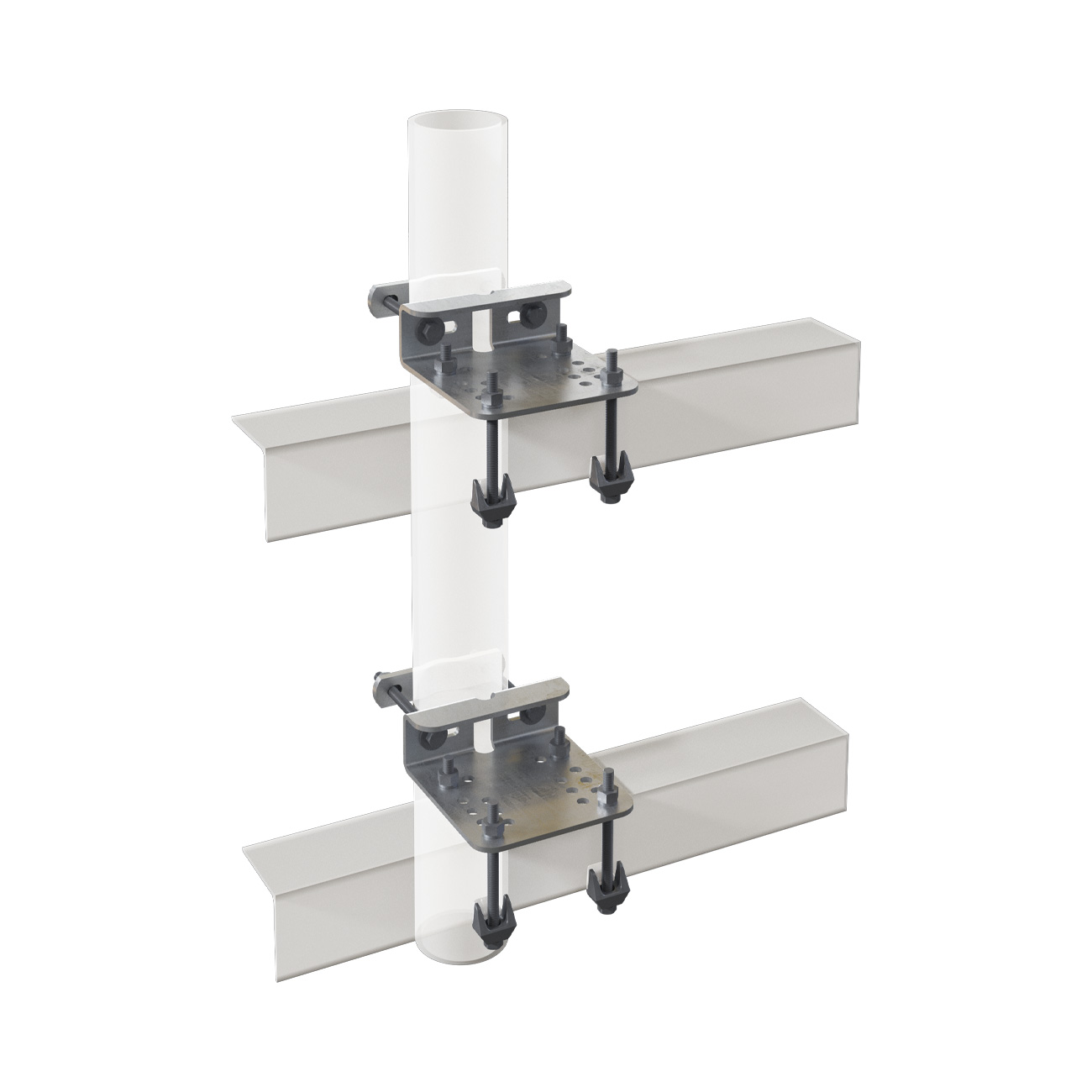Handrail Antenna Pipe Mounting Bracket Kits