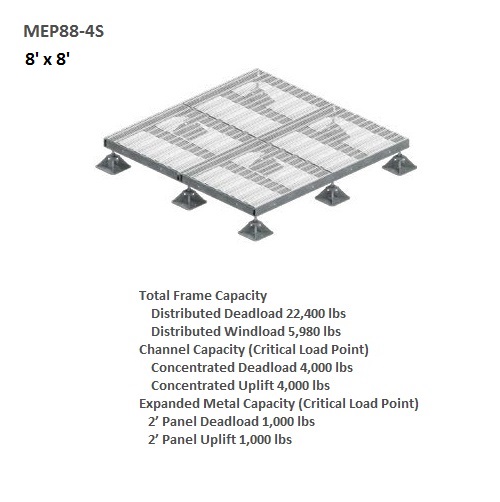 8' x 8' MEP Platform