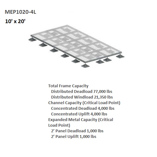 10' x 20' Equipment Platform