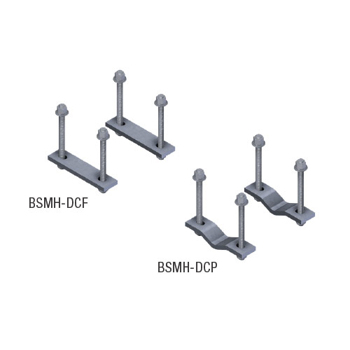 Base Shoe Platform Mounting Hardware (Clamp Style Formed Hardware 5/8'' Weight 10.0 lb)