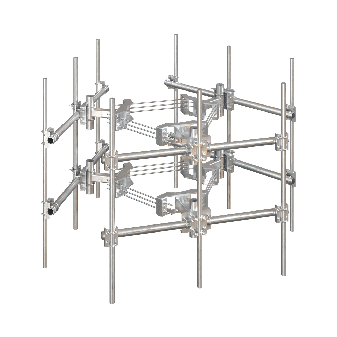 Monopole Dual-Level Triple T-Arm Kit