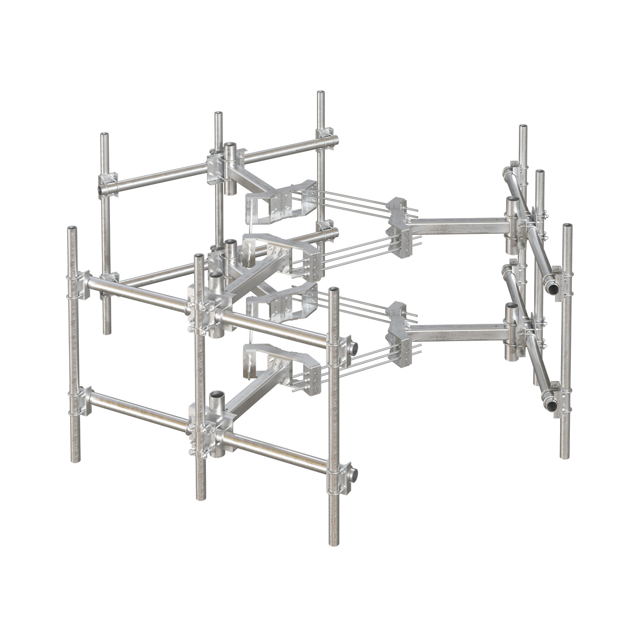 Monopole Dual-Level Triple T-Arm Kit