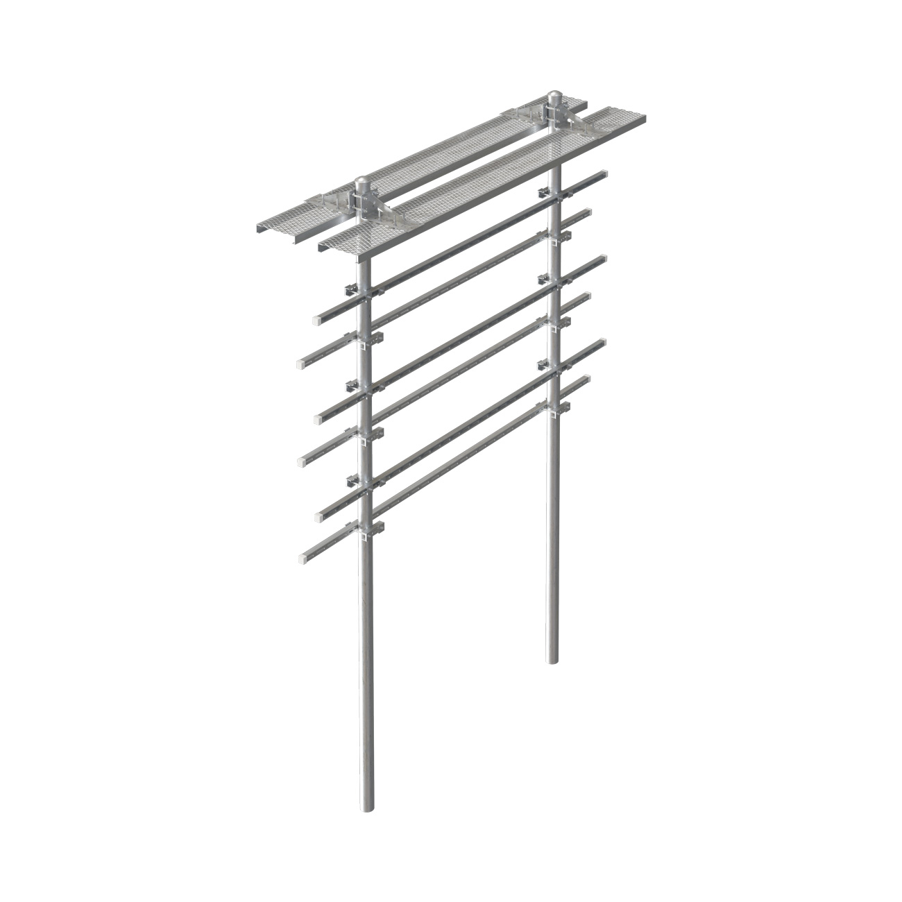 Equipment Rack with Dual Ice Bridge