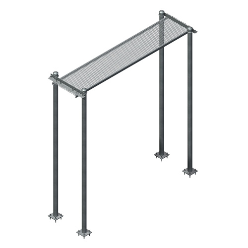 24" Four-Post Grip Strut Ice Bridge Kit with No Trapeze
