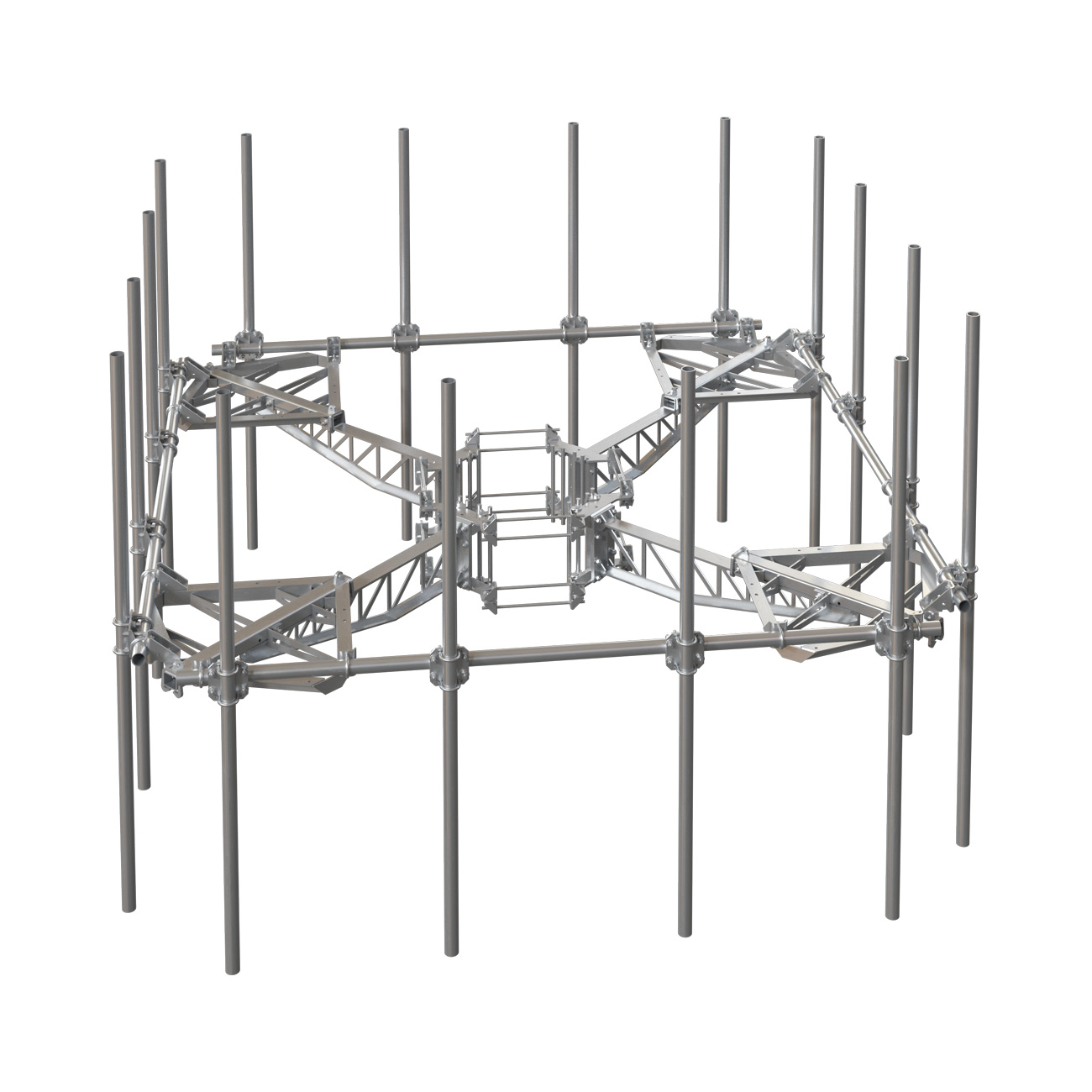Fortress FlexMax™ Quad-Platform Mounts (No Grating)