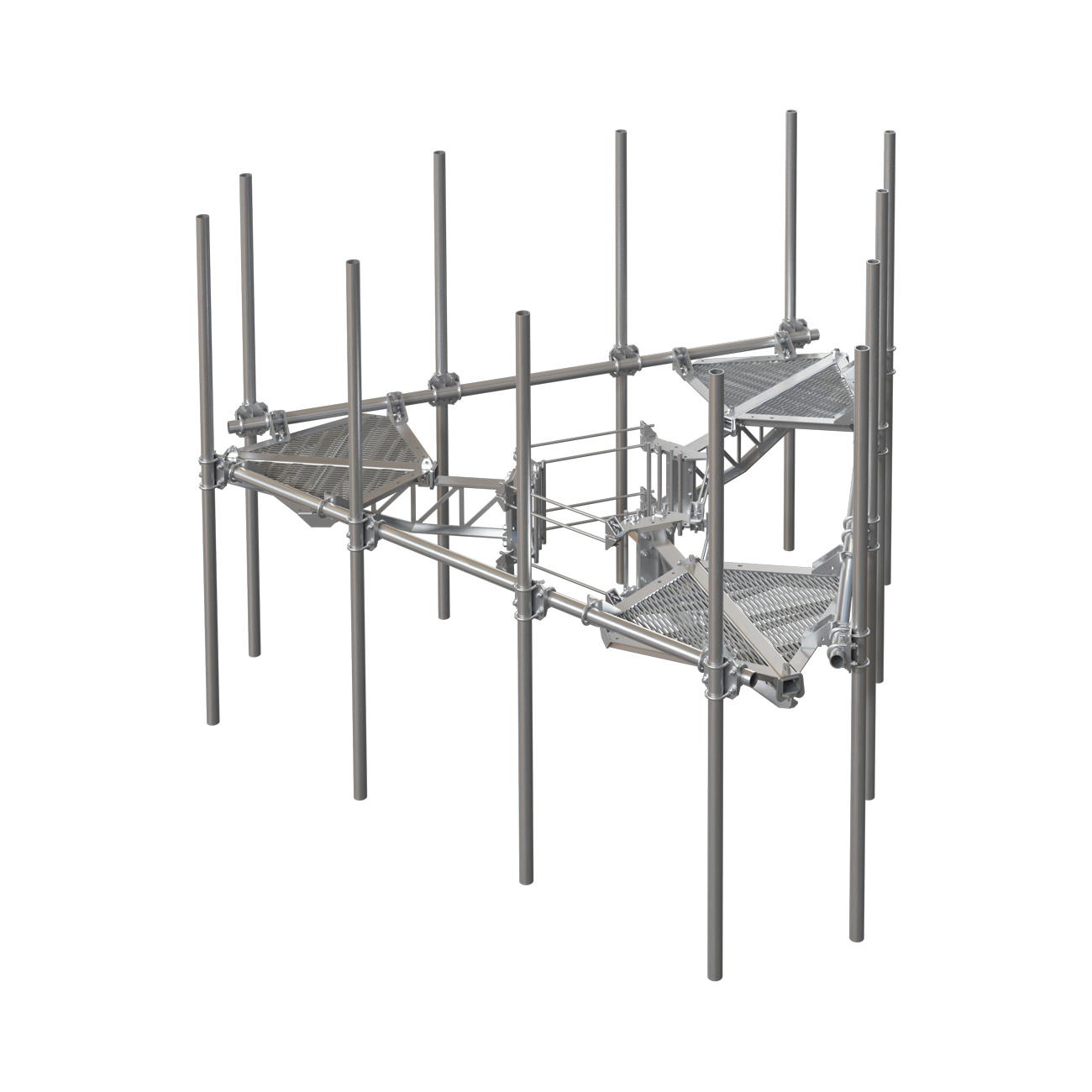 Fortress FlexMax™ Tri-Platform Mounts (With Pipes)