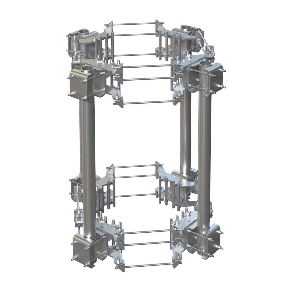 Monopole Sector Frame Attachment Assembly