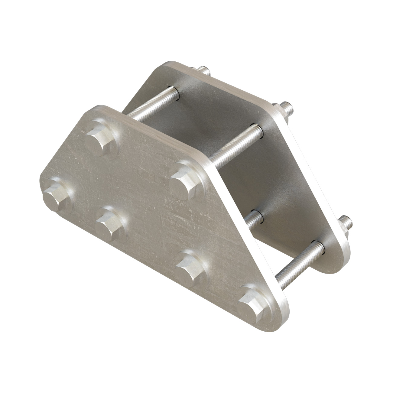 Double Adjustable Pipe-End Connection Clamps
