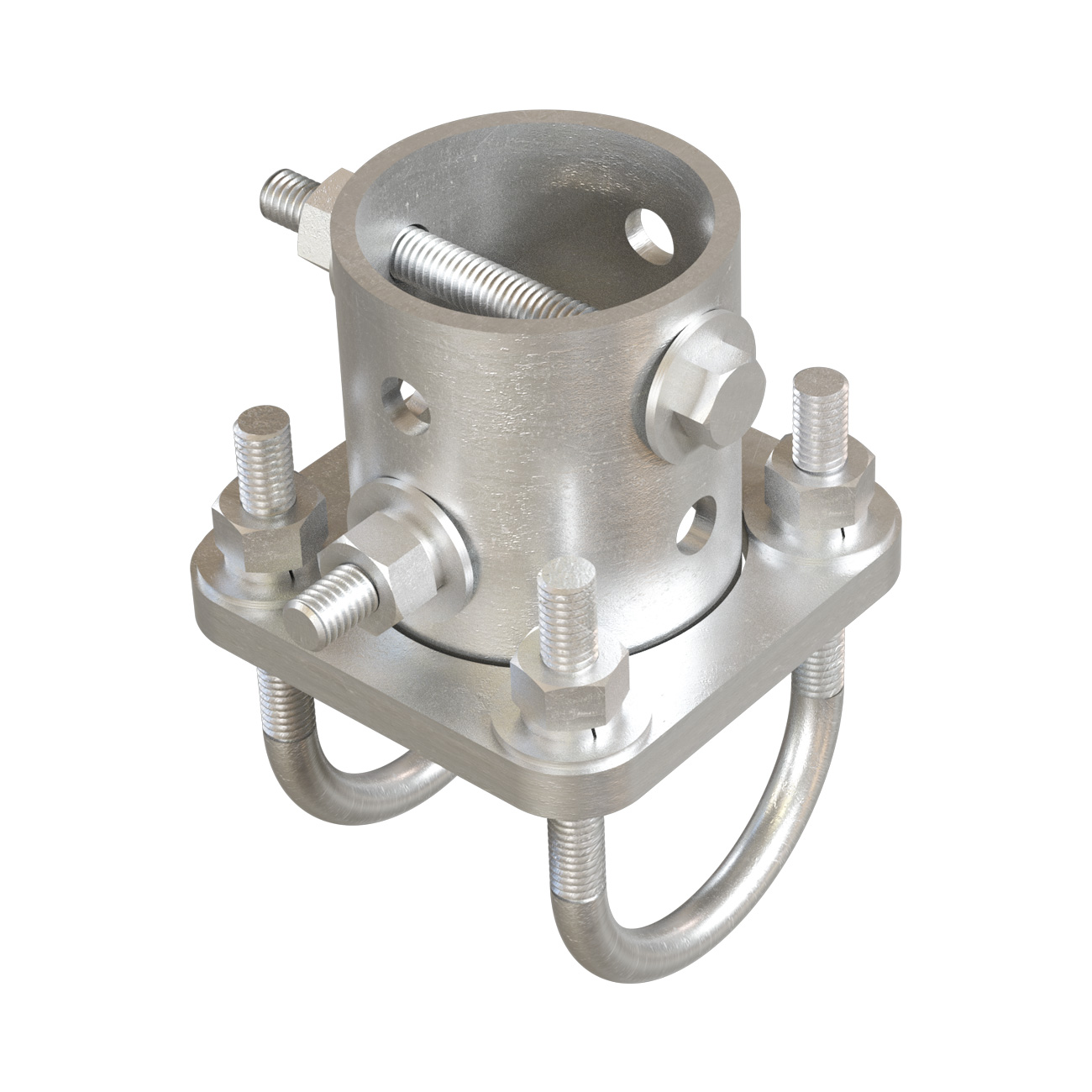 Single Fixed Pipe-End Connection Clamps