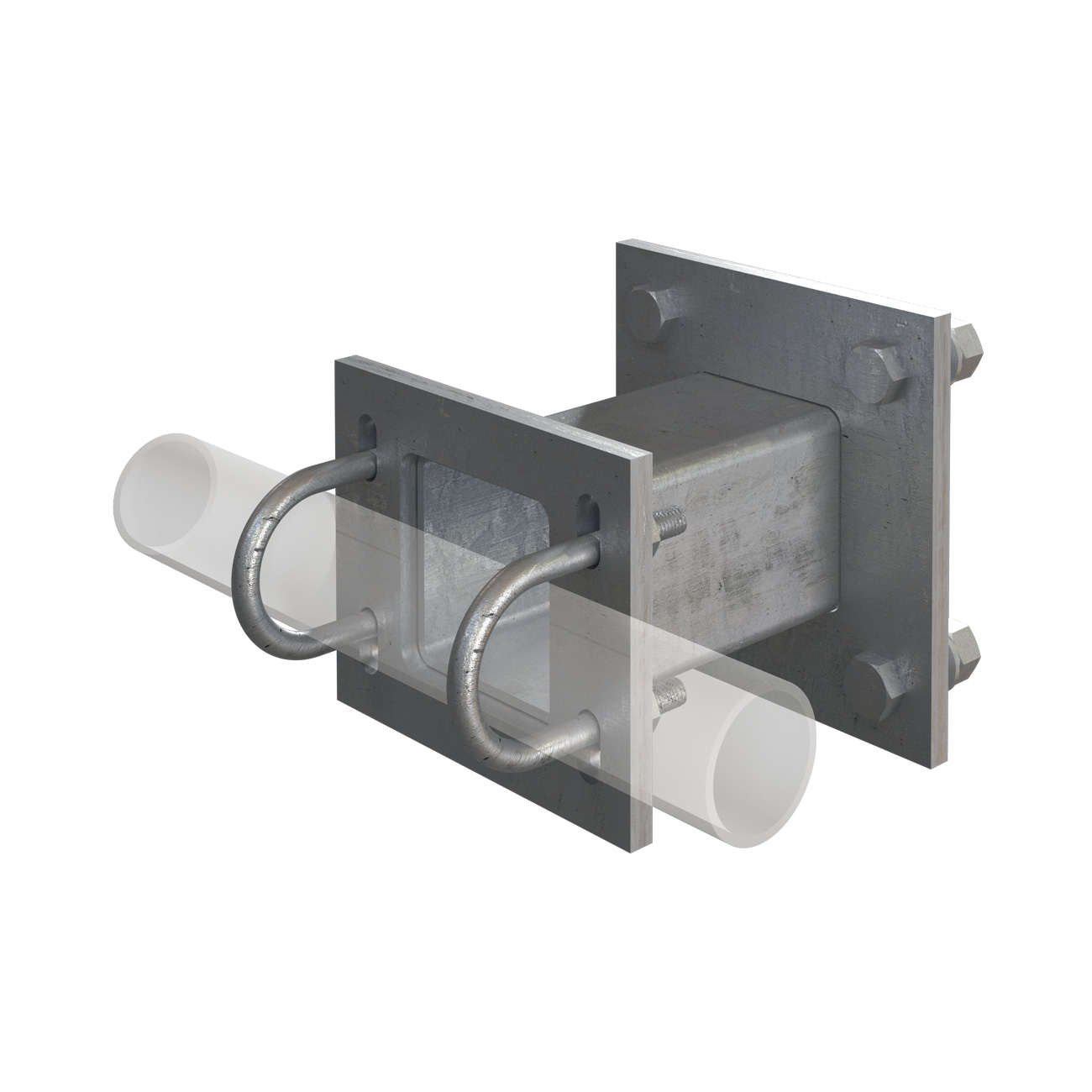 8" STAND-OFF PIPE MOUNT