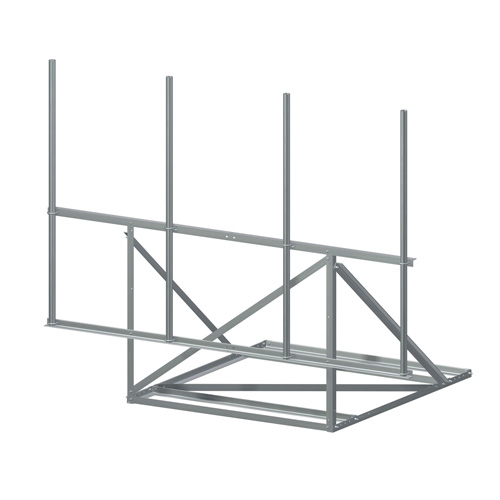 Non-Penetrating Rooftop Angle Frames