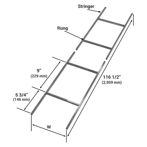 Cable Runway Straight Section