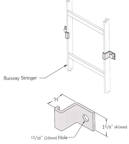 Cable Tray Hold Down Clamp Kit