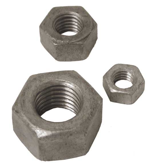 Galvanized Heavy Hex Nuts