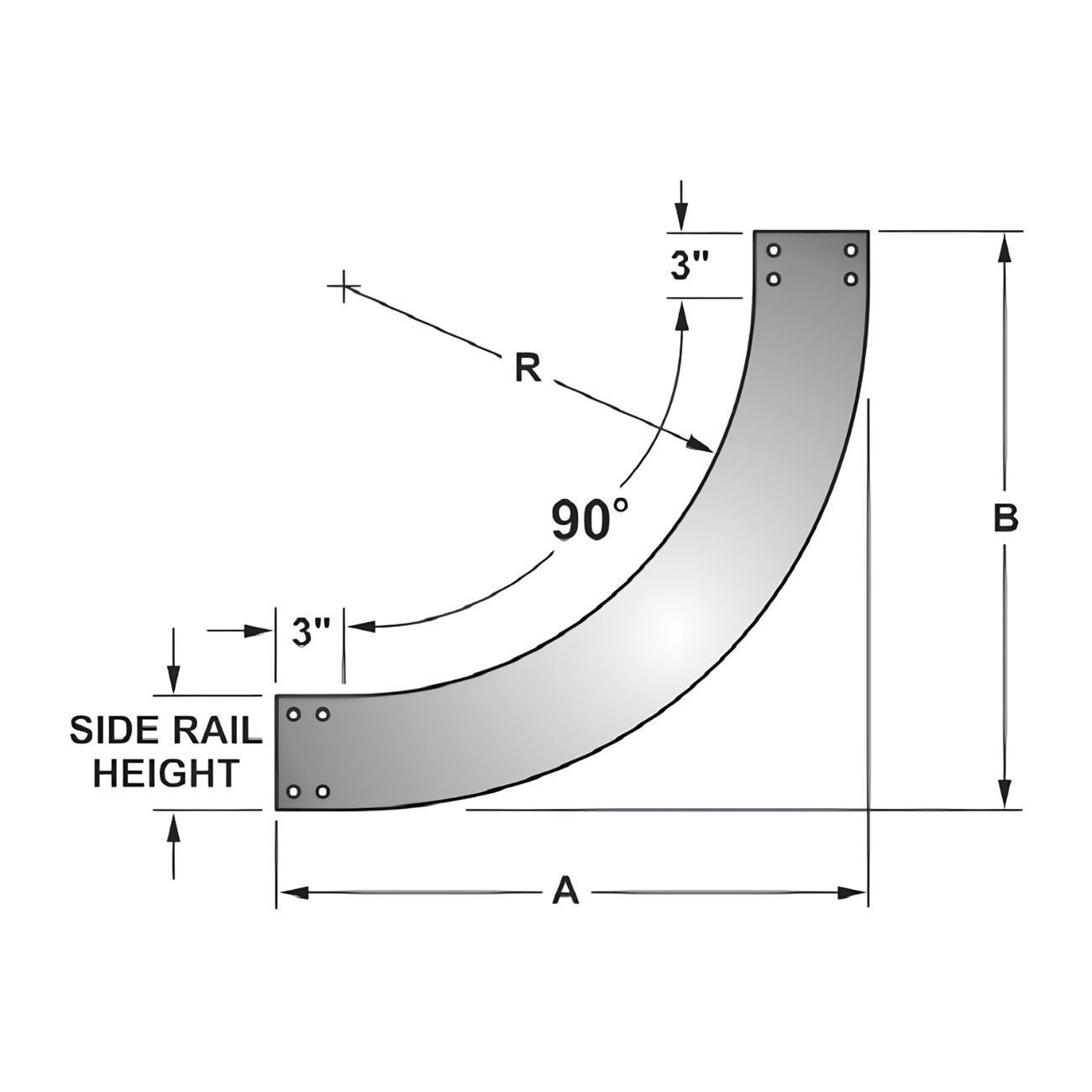Inside 90° Vertical Risers